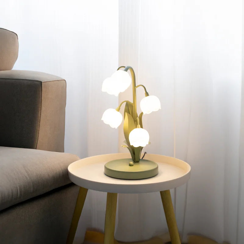 Lily of the Valley Table Lamp – Artistic Floral Ambient Light