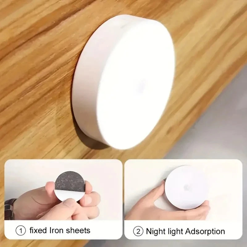 LunaGlow Motion Sensor Night Light – Smart, Cordless Illumination