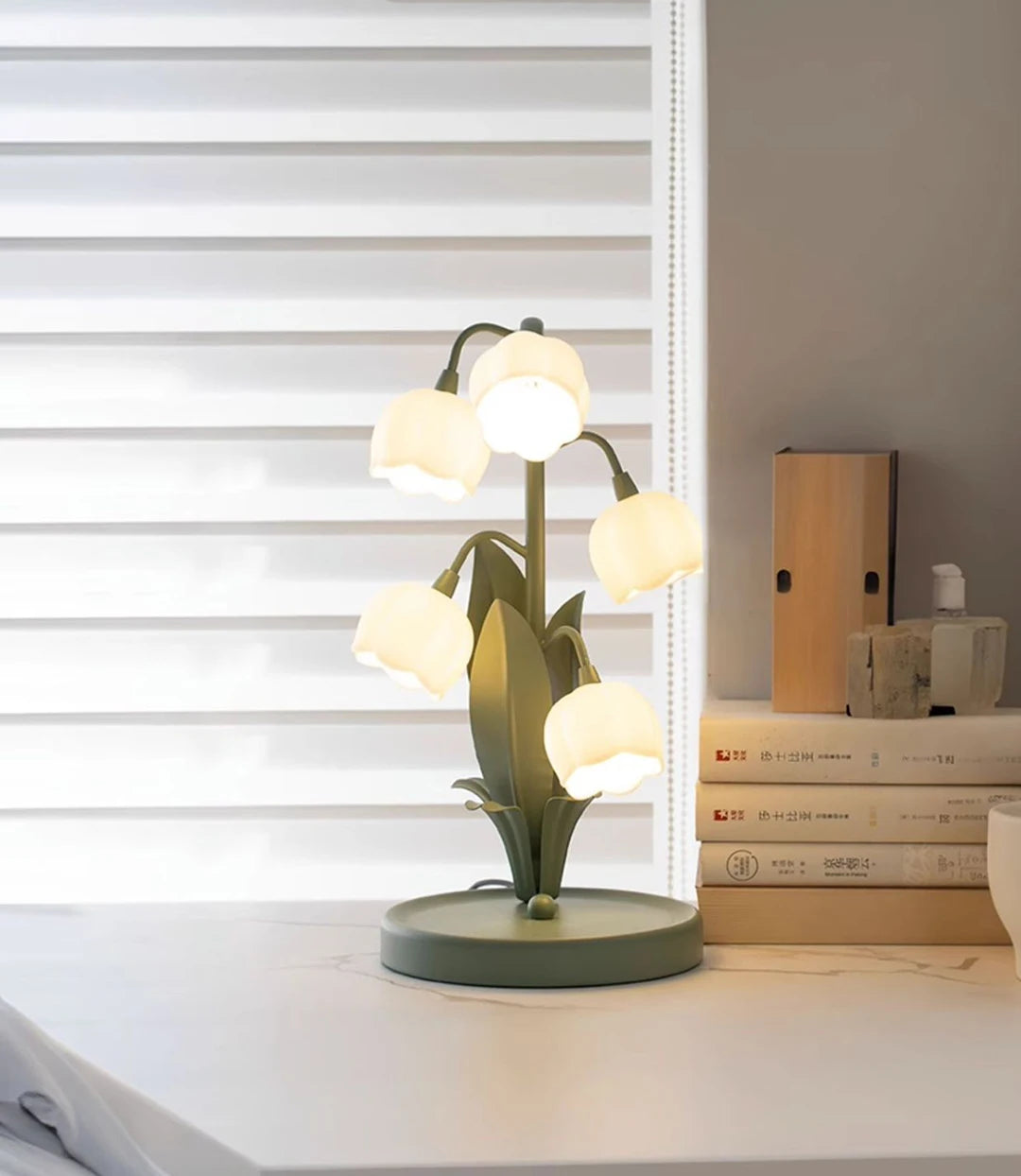 Lily of the Valley Table Lamp – Artistic Floral Ambient Light