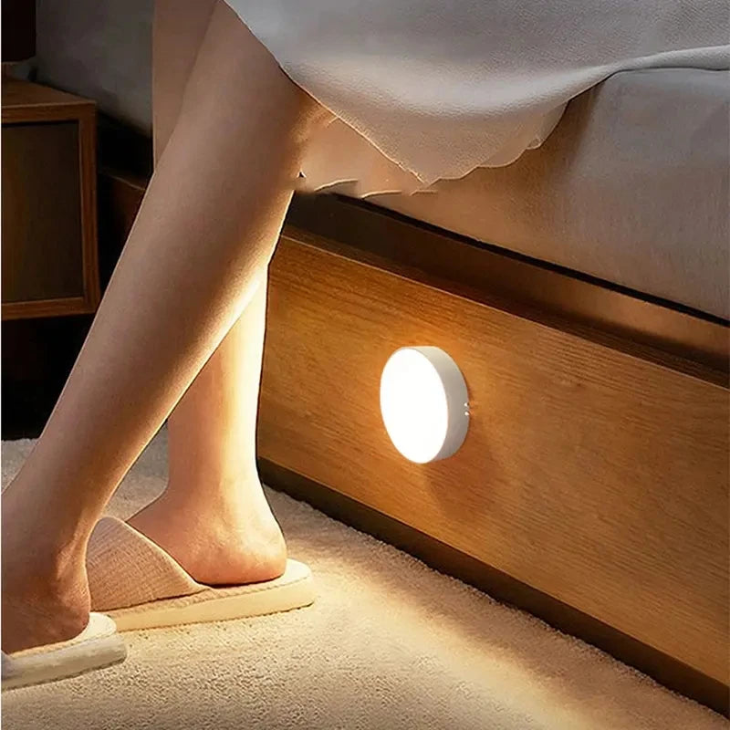 LunaGlow Motion Sensor Night Light – Smart, Cordless Illumination