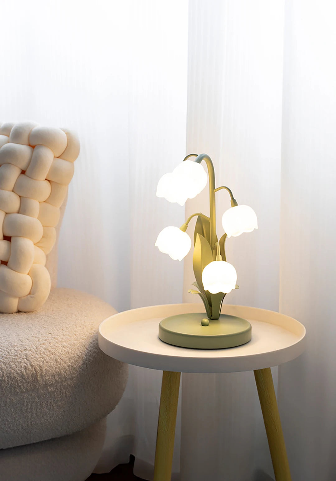 Lily of the Valley Table Lamp – Artistic Floral Ambient Light