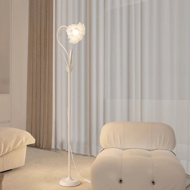 American Pastoral Flower Floor Lamp