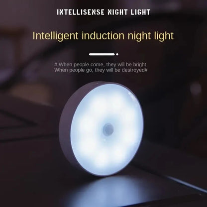 LunaGlow Motion Sensor Night Light – Smart, Cordless Illumination