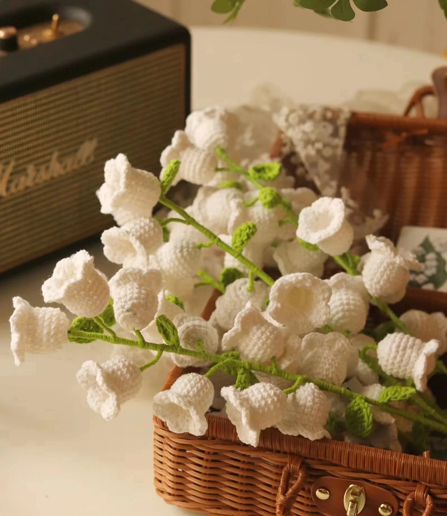 Lily of the Valley Crochet Light Bouquet