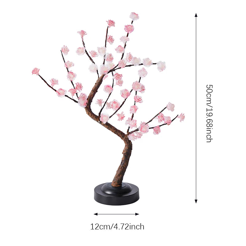Rose Blossom Bonsai Light