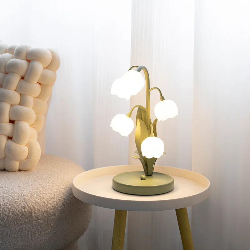 Lily of the Valley Table Lamp – Artistic Floral Ambient Light